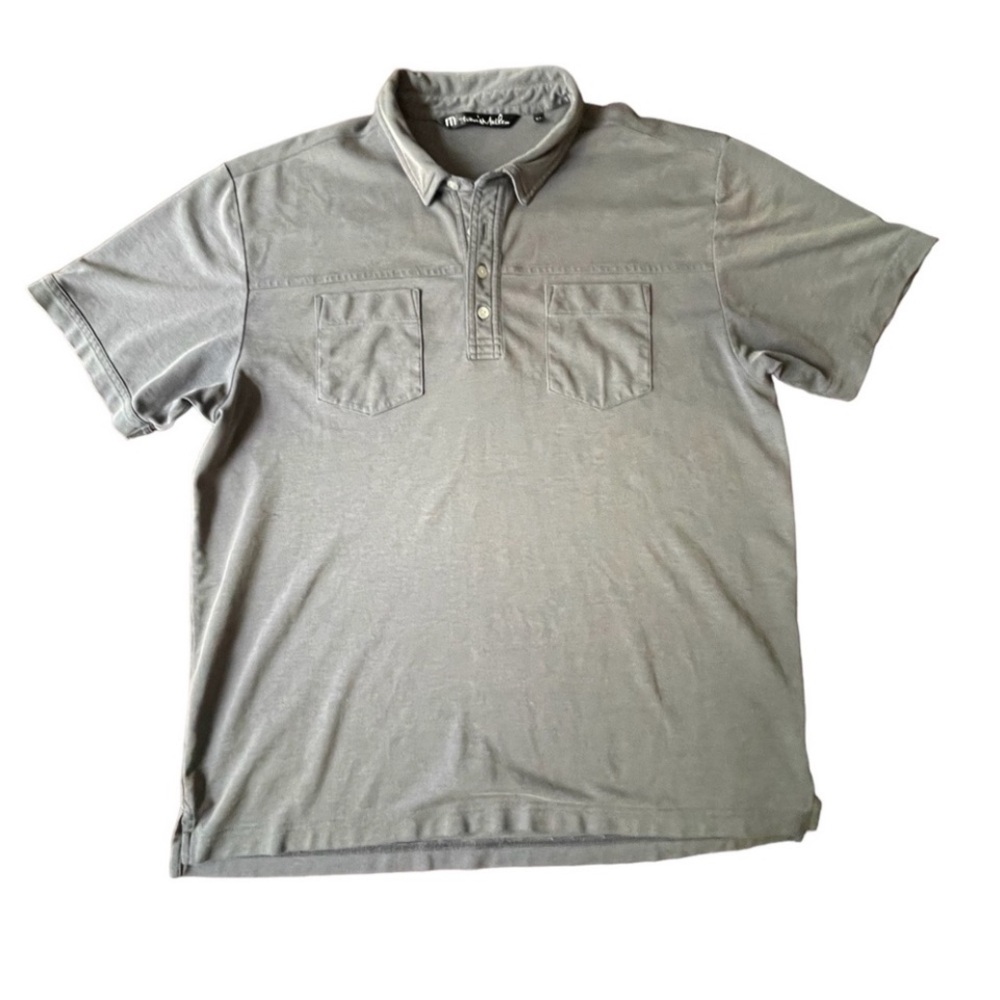 $5 FLASH SALE! Travis Mathew Gray / Blue Mens Shirt, XL